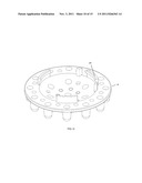 Shower head with water-powered vibrating function diagram and image