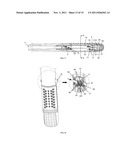 Shower head with water-powered vibrating function diagram and image