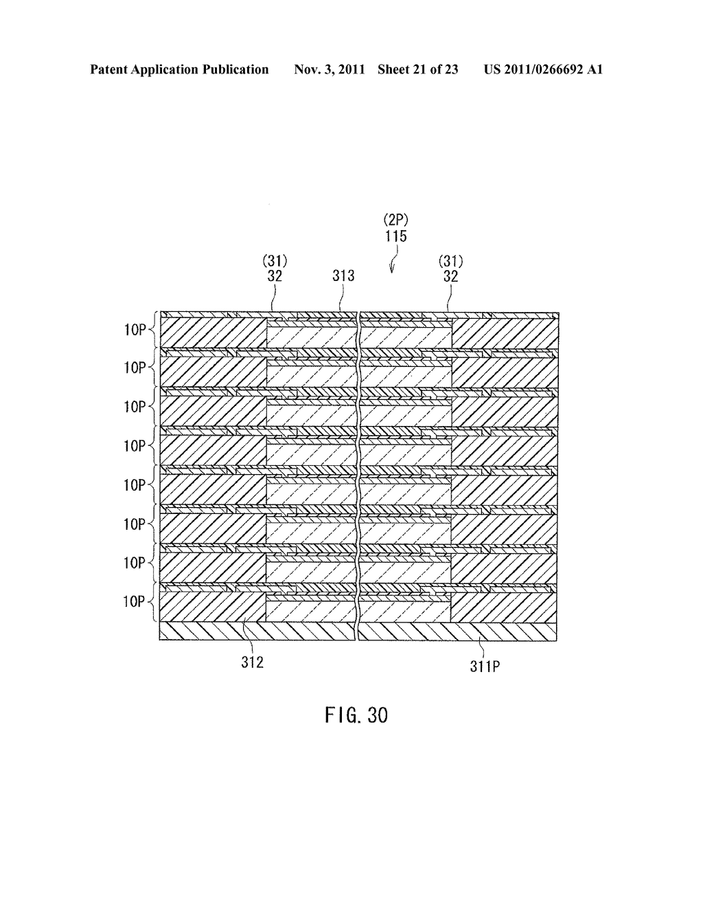 LAYERED CHIP PACKAGE AND METHOD OF MANUFACTURING SAME - diagram, schematic, and image 22