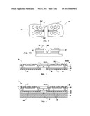 SEMICONDUCTOR DEVICE PACKAGES INCLUDING A SEMICONDUCTOR DEVICE AND A     REDISTRIBUTION ELEMENT diagram and image