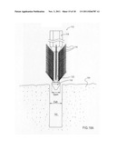 Pole anchor and ski pole base with extending brush bristles and acircular,     preferably hexagonal section diagram and image