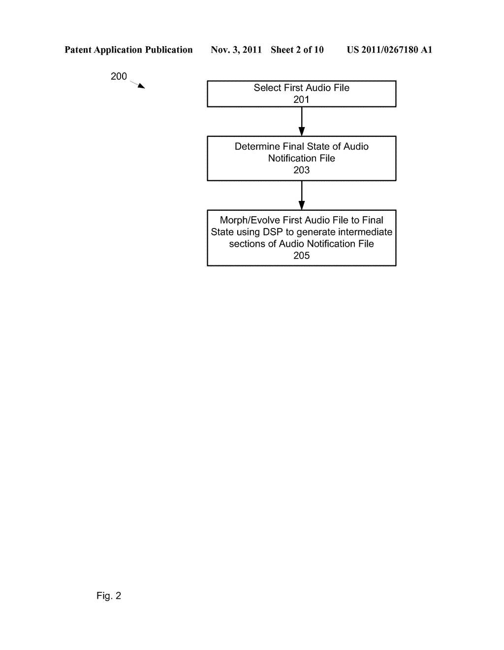 METHOD AND APPARATUS FOR GENERATING AN AUDIO NOTIFICATION FILE - diagram, schematic, and image 03