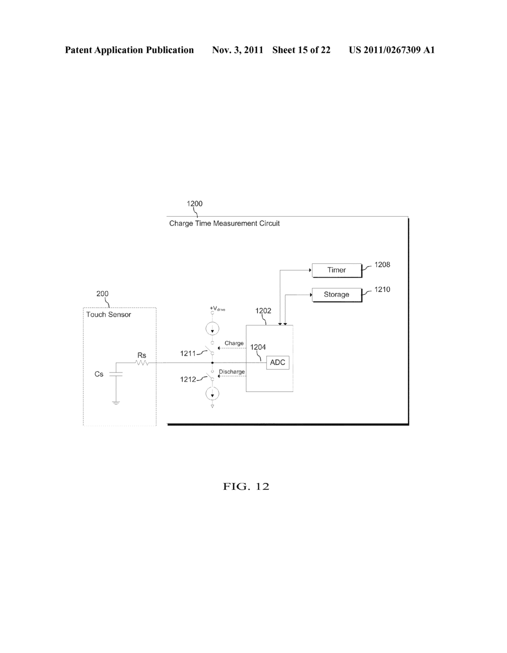 MUTUAL CAPACITANCE MEASUREMENT IN A MULTI-TOUCH INPUT DEVICE - diagram, schematic, and image 16