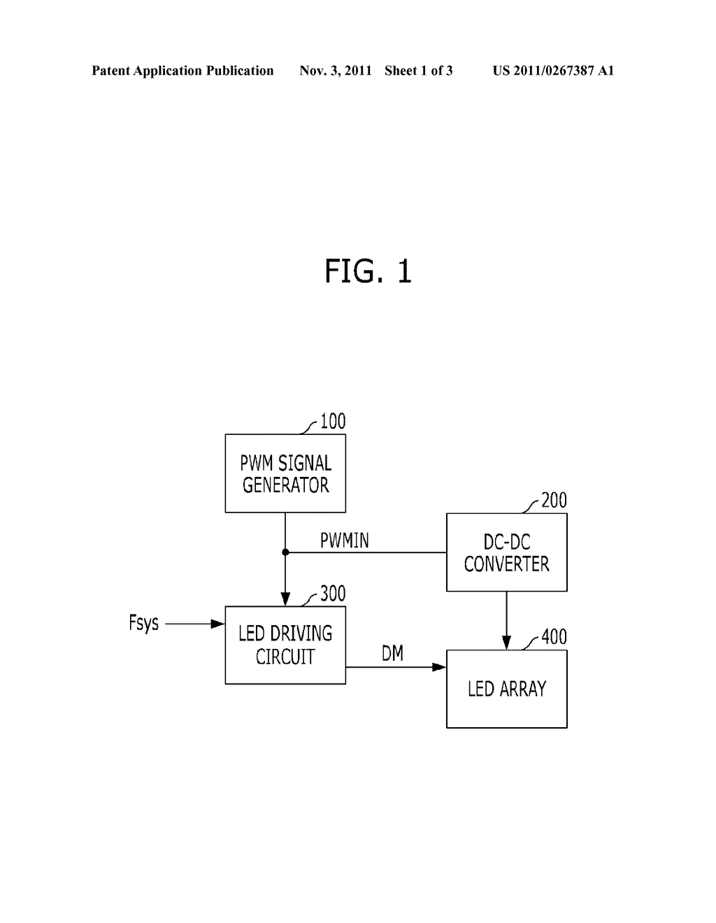 CIRCUIT AND METHOD FOR DRIVING A LIGHT EMITTING DIODE FOR A BACKLIGHT, AND     BACKLIGHT DRIVING APPARATUS USING THE SAME - diagram, schematic, and image 02