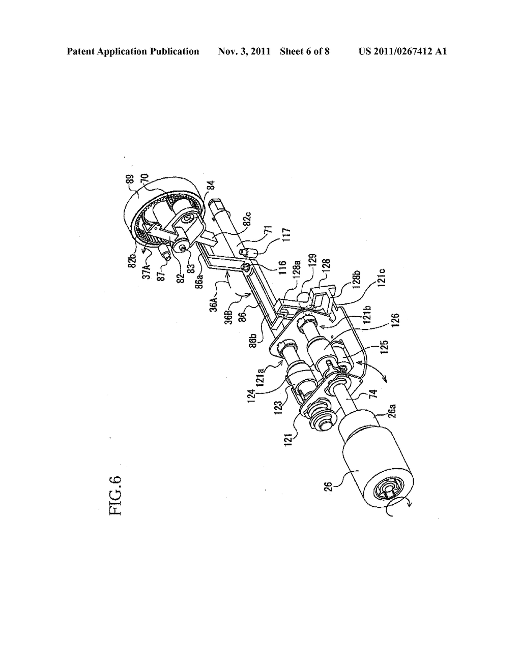 SHEET FEEDING DEVICE AND RECORDING APPARATUS - diagram, schematic, and image 07