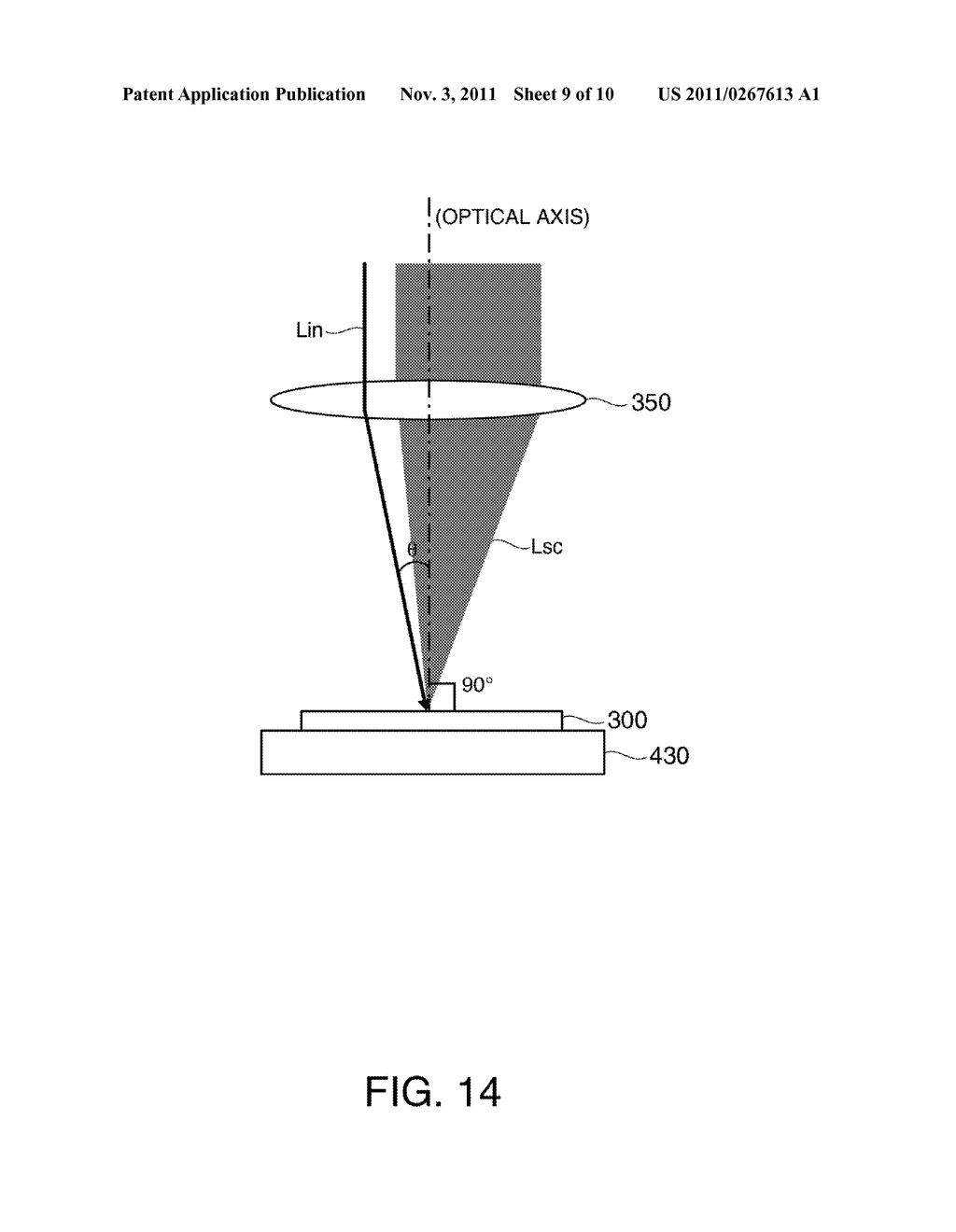 OPTICAL DEVICE, ANALYZING APPARATUS AND SPECTROSCOPIC METHOD - diagram, schematic, and image 10