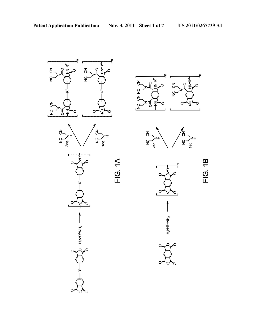 Polyimides and thin films, electronic articles and capacitors comprising     these, and methods of making them - diagram, schematic, and image 02