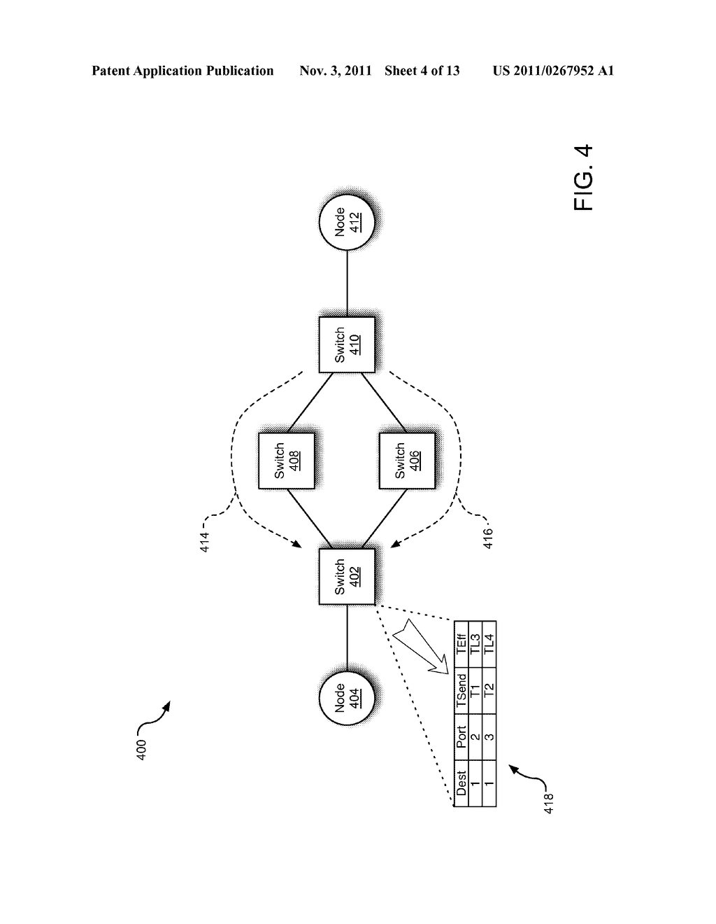 DYNAMIC LATENCY-BASED REROUTING - diagram, schematic, and image 05