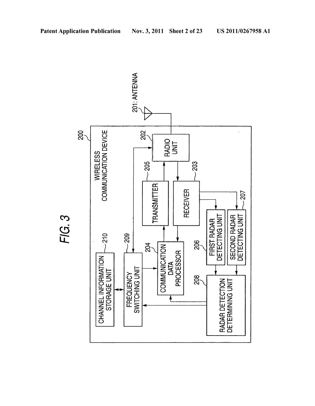 WIRELESS COMMUNICATION DEVICE AND SIGNAL DETECTION CIRCUIT - diagram, schematic, and image 03