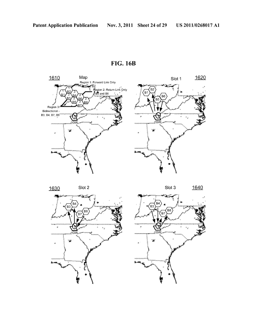 FLEXIBLE CAPACITY SATELLITE COMMUNICATIONS SYSTEM WITH DYNAMIC     DISTRIBUTION AND COVERAGE AREAS - diagram, schematic, and image 25