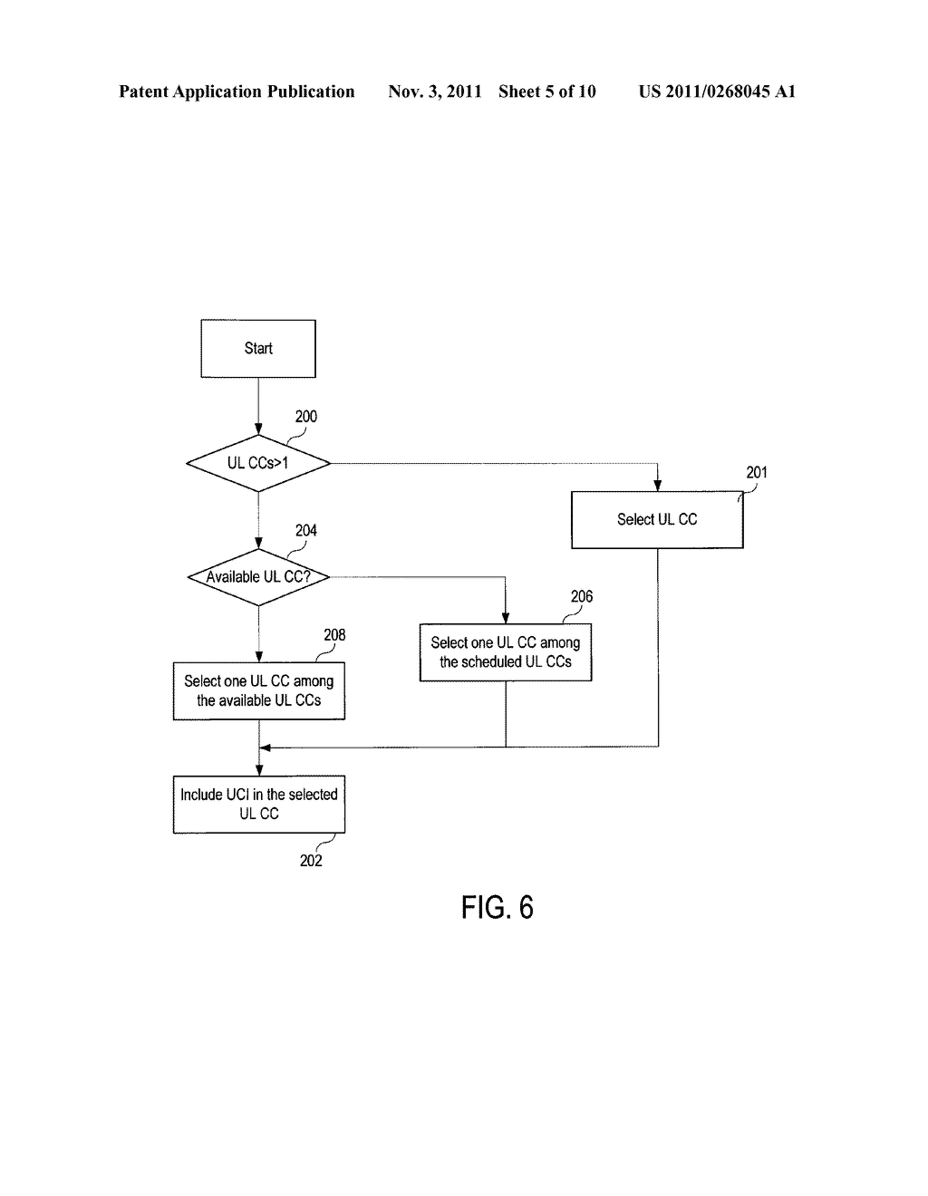 SYSTEM AND METHOD FOR UPLINK CONTROL INFORMATION TRANSMISSION IN CARRIER     AGGREGATION - diagram, schematic, and image 06