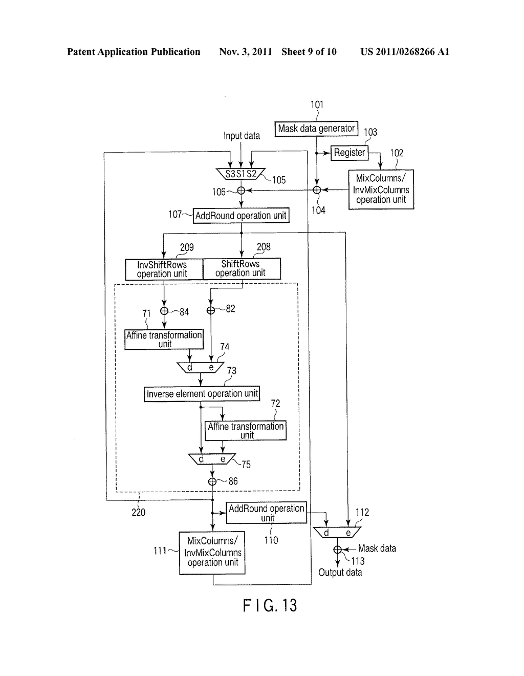 CRYPTOGRAPHIC PROCESSING APPARATUS AND OPERATION METHOD - diagram, schematic, and image 10