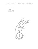 HEARING AID WITH EAR-HOOK SAFETY MECHANISM diagram and image