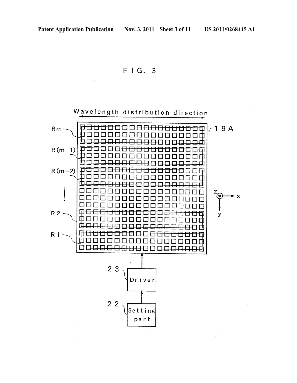 OPTICALLY VARIABLE FILTER ARRAY APPARATUS - diagram, schematic, and image 04