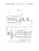 OPTICAL TRANSMISSION SYSTEM, TRANSMITTER, RECEIVER AND METHOD diagram and image