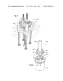 Undersea connector for connecting an oil installation, the connector being     provided with an anti-disconnection device diagram and image