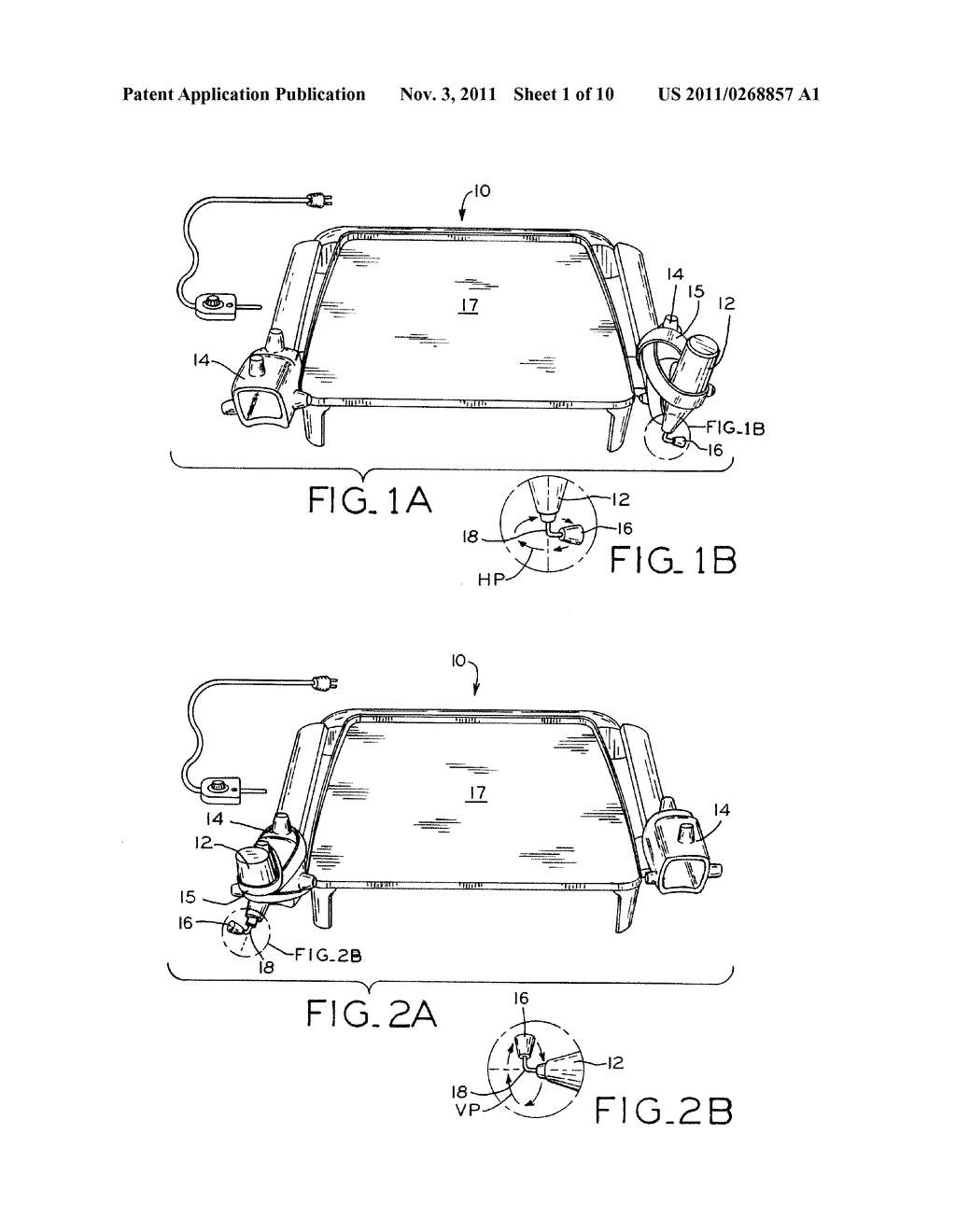 DEVICES AND METHODS OF FACILITATING COOKING AND IRONING USING VIBRATION     PULSES - diagram, schematic, and image 02