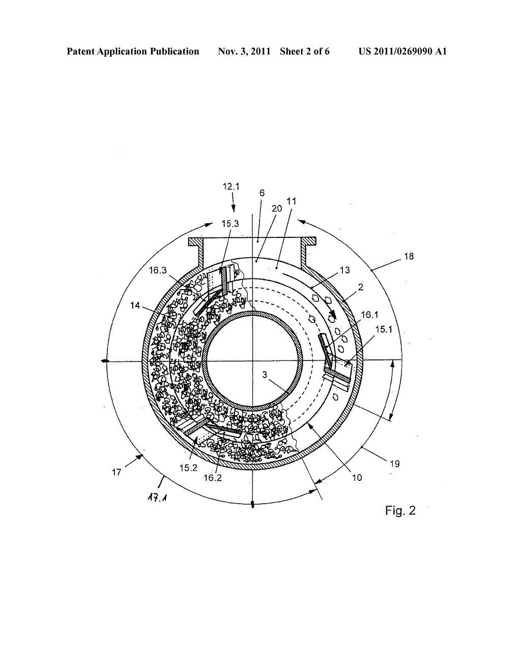 DEVICE FOR TREATING A PRODUCT - diagram, schematic, and image 03