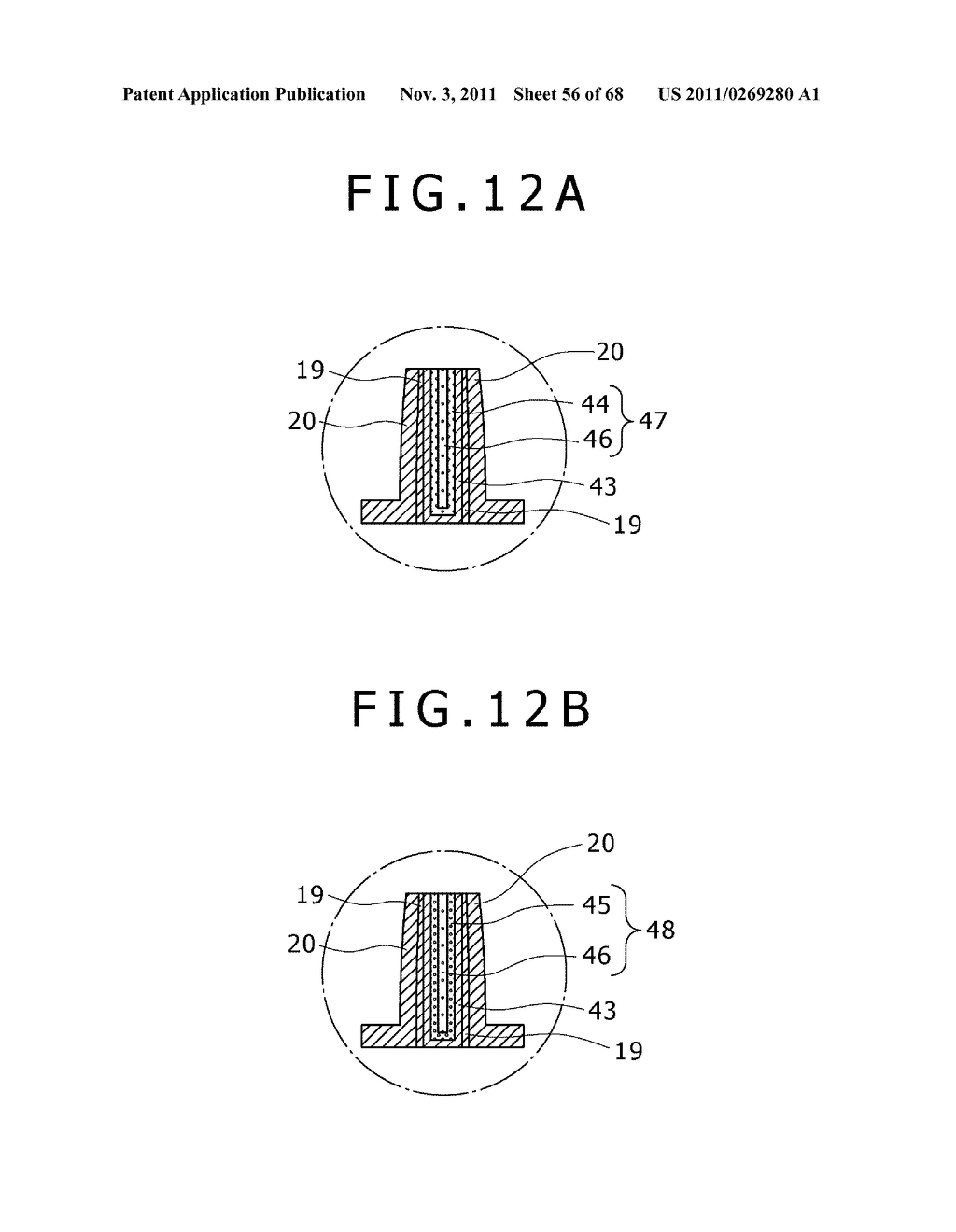 SEMICONDUCTOR DEVICE AND A METHOD OF MANUFACTURING THE SAME - diagram, schematic, and image 57