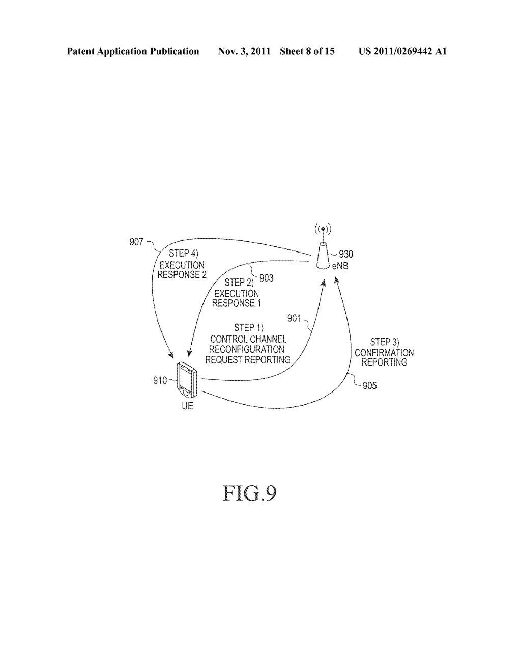 METHOD AND APPARATUS FOR RECONFIGURING CONTROL CHANNEL IN WIRELESS     COMMUNICATION SYSTEM - diagram, schematic, and image 09