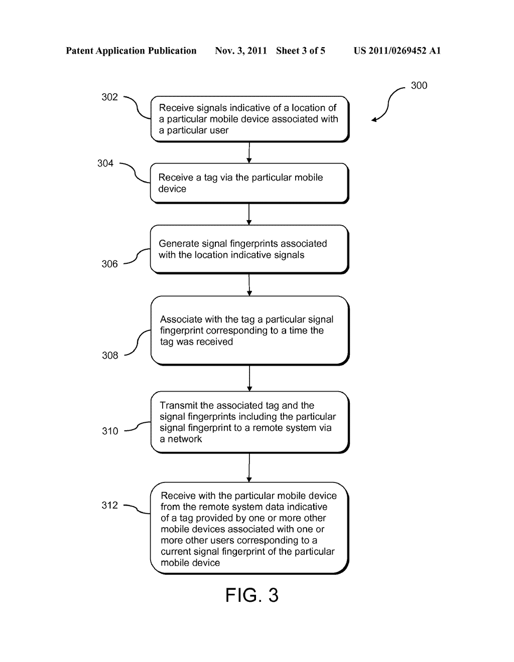 SYSTEM AND METHOD FOR AGGREGATING AND DISSEMINATING MOBILE DEVICE TAG DATA - diagram, schematic, and image 04
