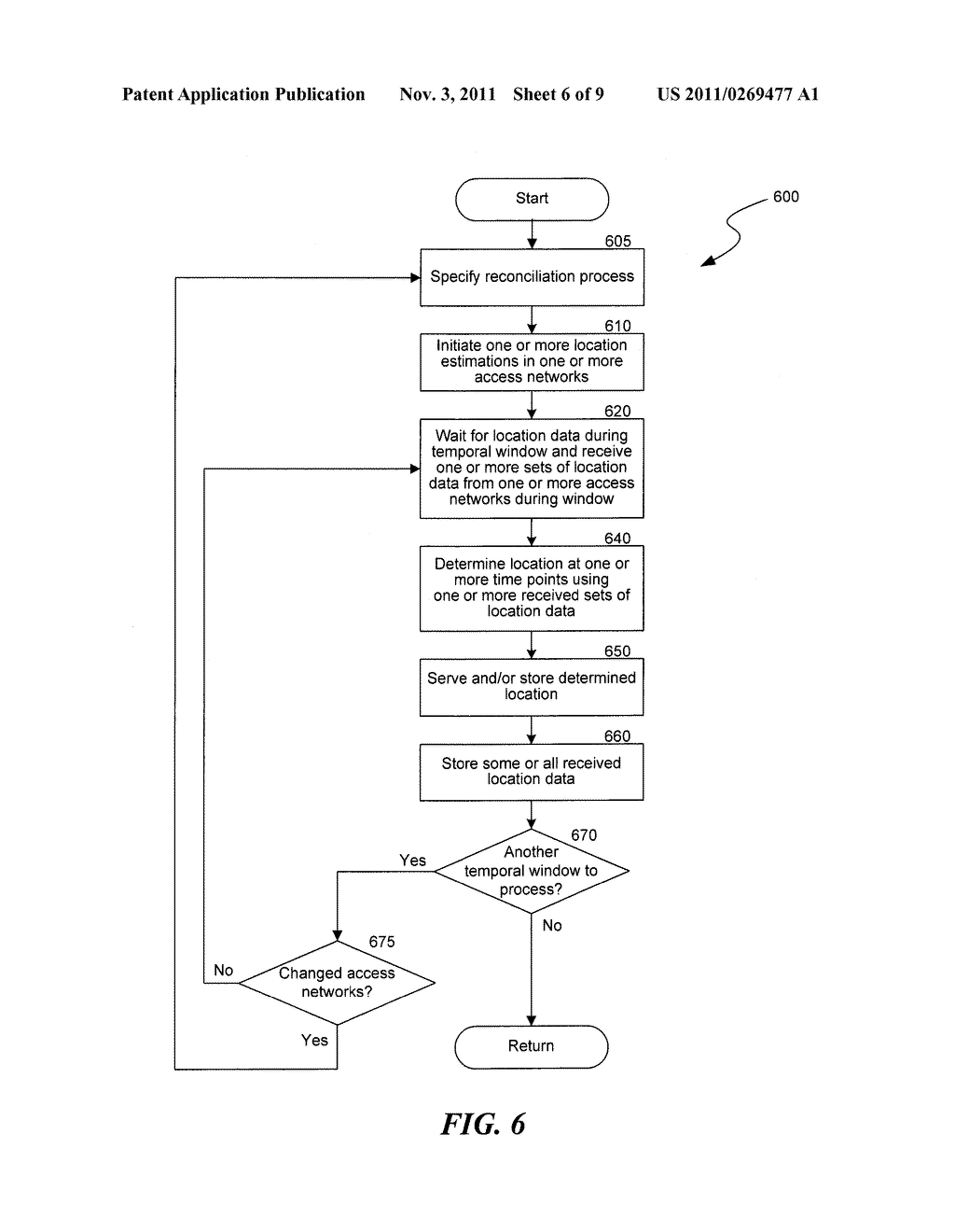 LOCATION CONTINUITY SERVICE FOR LOCATING MOBILE DEVICES USING MULTIPLE     ACCESS NETWORKS INCLUDING WIRELESS TELECOMMUNICATION NETWORKS - diagram, schematic, and image 07