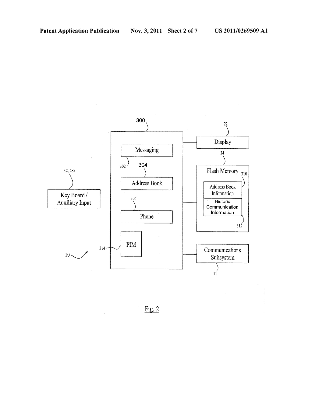 COMMUNICATIONS DEVICE AND METHOD FOR ASSOCIATING CONTACT NAMES WITH     CONTACT METHODS - diagram, schematic, and image 03