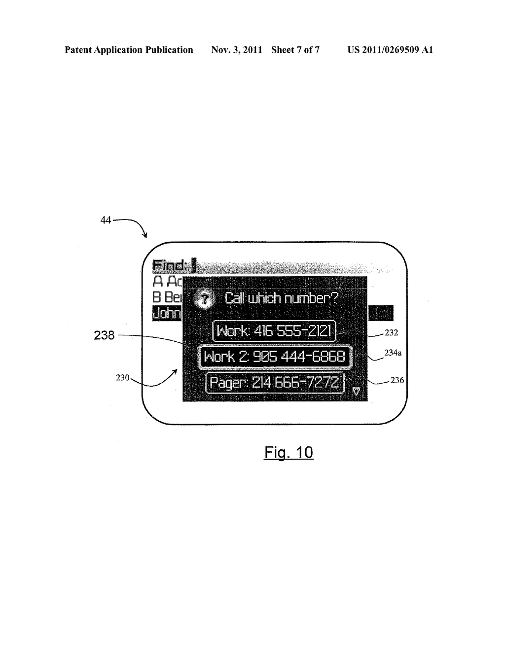 COMMUNICATIONS DEVICE AND METHOD FOR ASSOCIATING CONTACT NAMES WITH     CONTACT METHODS - diagram, schematic, and image 08