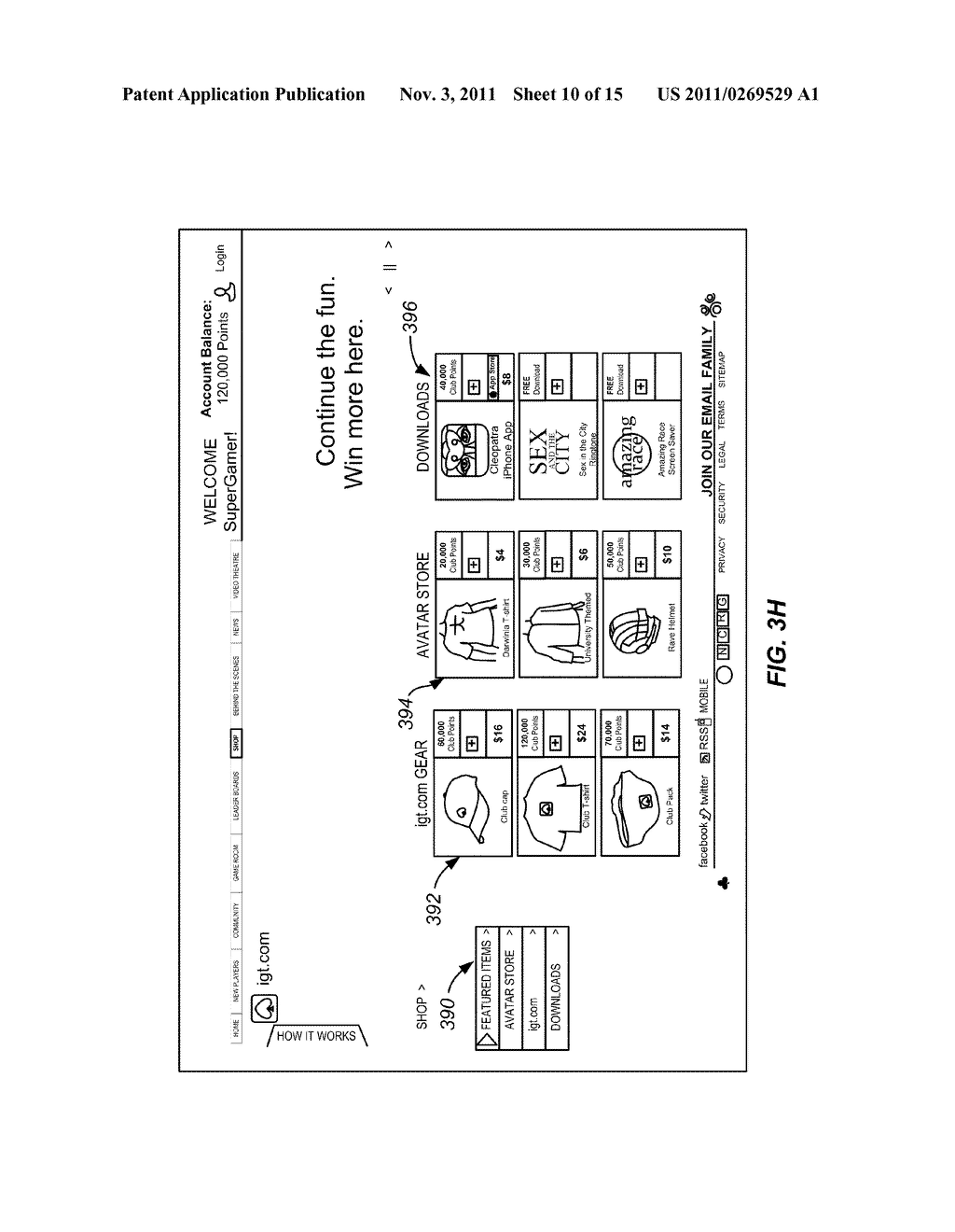 Systems, Apparatus and Methods for Providing Gaming Applications - diagram, schematic, and image 11