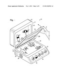 VIRTUAL CHARACTER VIDEO TOY WITH MOVABLE DISPLAY diagram and image