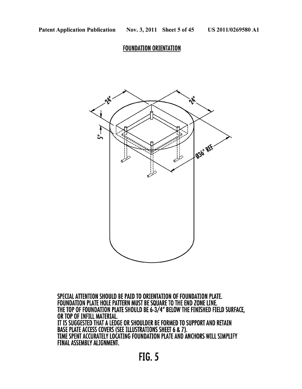 ROTATING FOOTBALL GOALPOST AND METHOD OF RETROFITTING AN EXISTING FOOTBALL     GOALPOST - diagram, schematic, and image 06