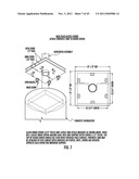 ROTATING FOOTBALL GOALPOST AND METHOD OF RETROFITTING AN EXISTING FOOTBALL     GOALPOST diagram and image