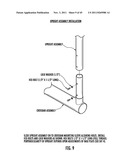 ROTATING FOOTBALL GOALPOST AND METHOD OF RETROFITTING AN EXISTING FOOTBALL     GOALPOST diagram and image