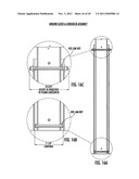 ROTATING FOOTBALL GOALPOST AND METHOD OF RETROFITTING AN EXISTING FOOTBALL     GOALPOST diagram and image