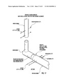 ROTATING FOOTBALL GOALPOST AND METHOD OF RETROFITTING AN EXISTING FOOTBALL     GOALPOST diagram and image