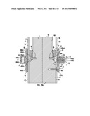 ROTATING FOOTBALL GOALPOST AND METHOD OF RETROFITTING AN EXISTING FOOTBALL     GOALPOST diagram and image