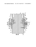 ROTATING FOOTBALL GOALPOST AND METHOD OF RETROFITTING AN EXISTING FOOTBALL     GOALPOST diagram and image