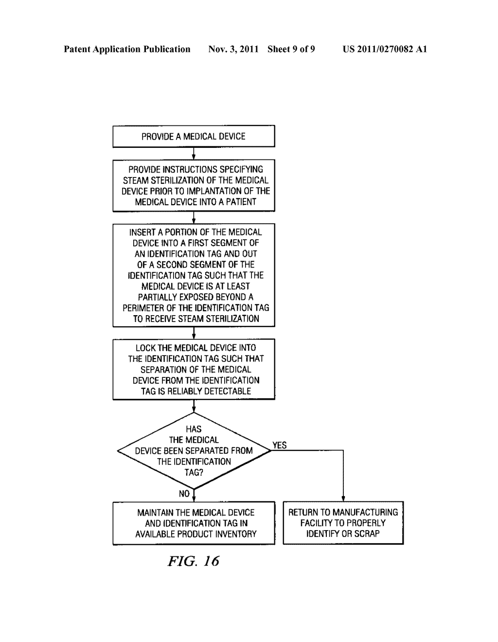 MEDICAL DEVICE TRACKING SYSTEM WITH TAG AND METHOD - diagram, schematic, and image 10