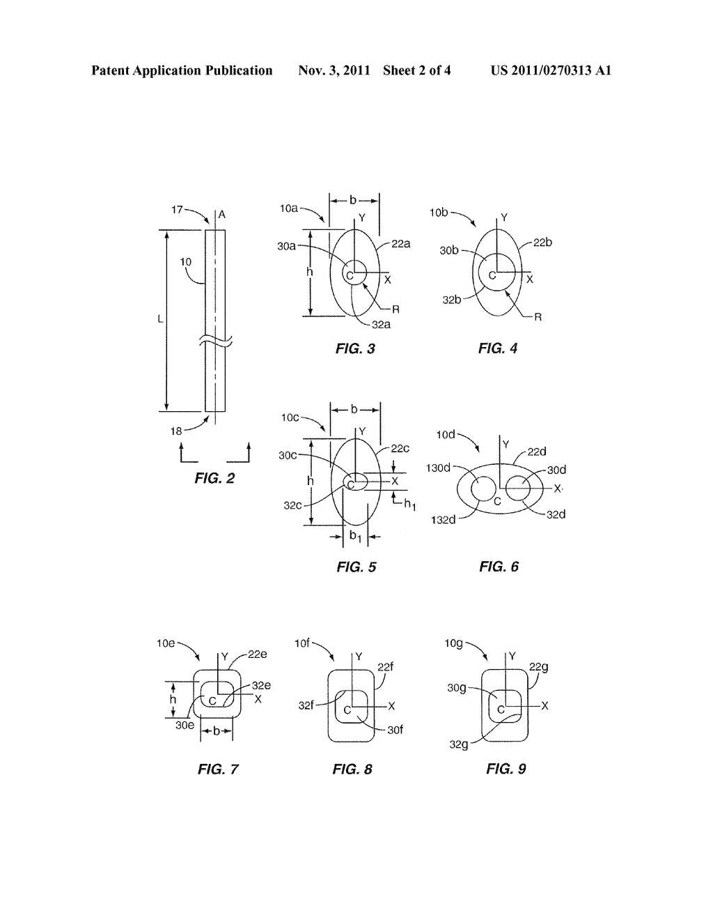 Spinal Rods Having Different Flexural Rigidities About Different Axes and     Methods of Use - diagram, schematic, and image 03