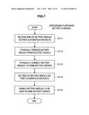 BATTERY MODULE, ELECTRIC VEHICLE, AUTHENTICATION APPARATUS, AND     DISCHARGING CONTROL METHOD FOR BATTERY MODULE diagram and image