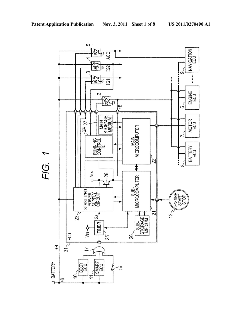 VEHICLE-USE ELECTRONIC CONTROL DEVICE - diagram, schematic, and image 02