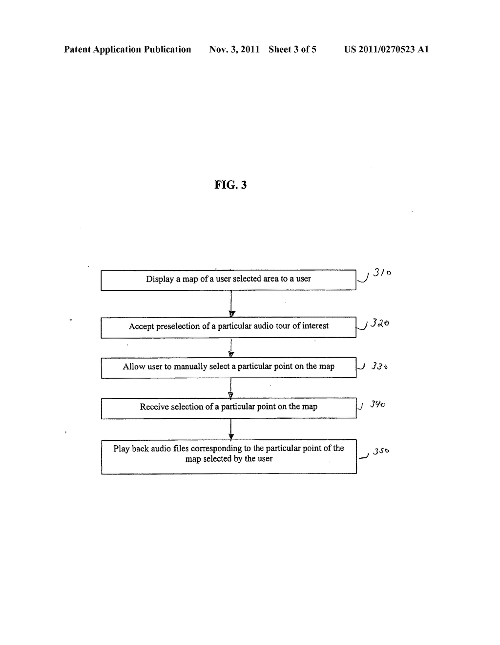 DEVICE, METHOD AND MEDIUM PROVIDING CUSTOMIZED AUDIO TOURS - diagram, schematic, and image 04