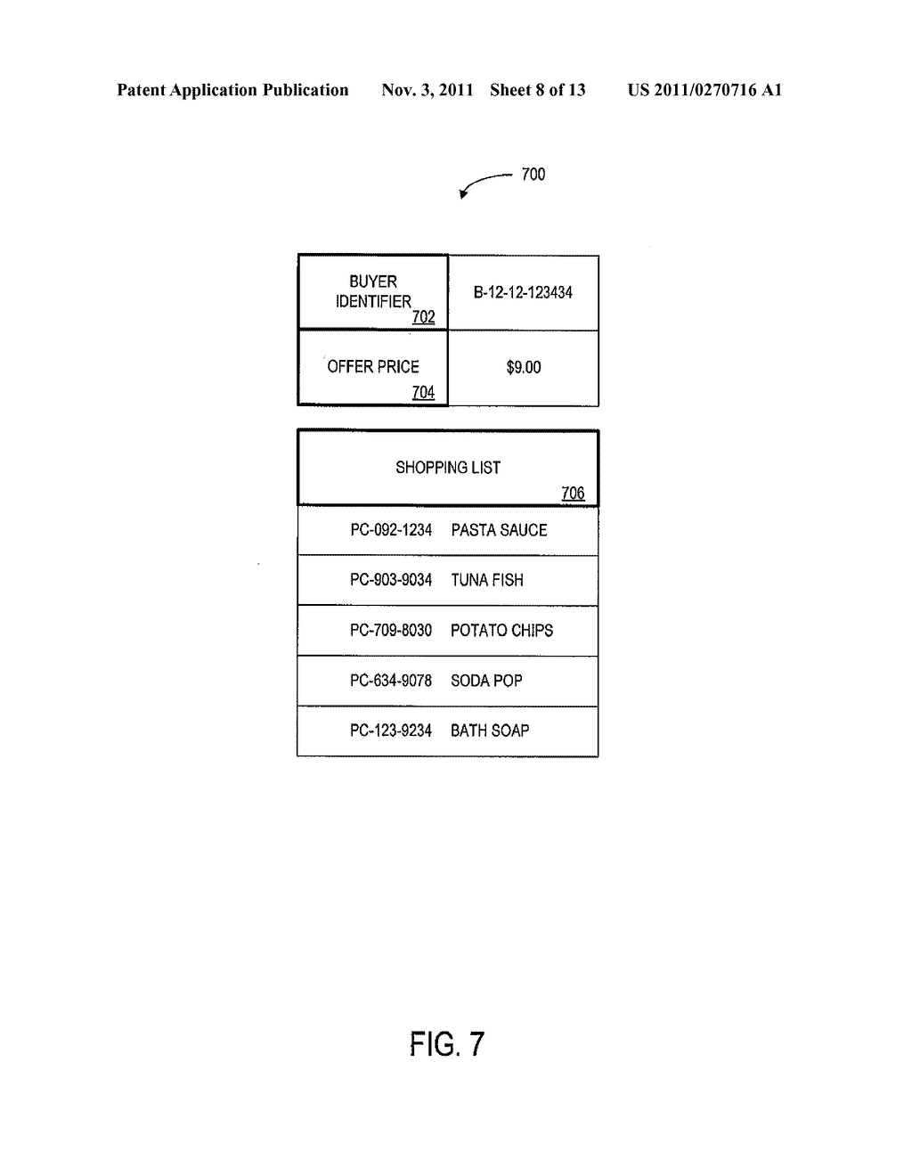 SYSTEMS AND METHODS WHEREIN A BUYER PURCHASES PRODUCTS IN A PLURALITY OF     PRODUCT CATEGORIES - diagram, schematic, and image 09