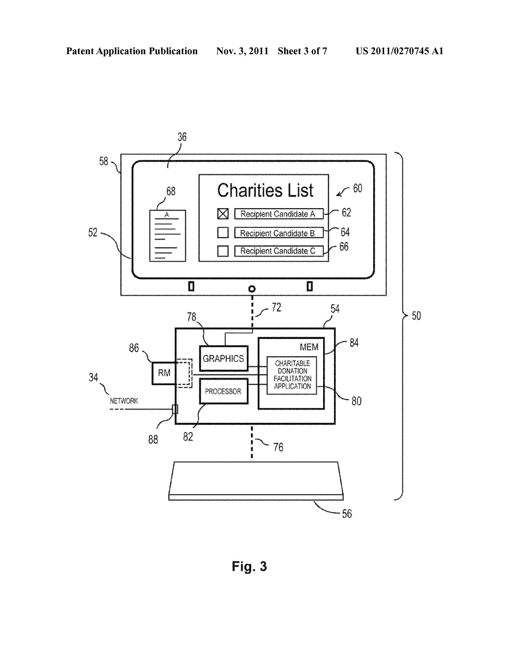 System and Method for Facilitating Charitable Donations - diagram, schematic, and image 04