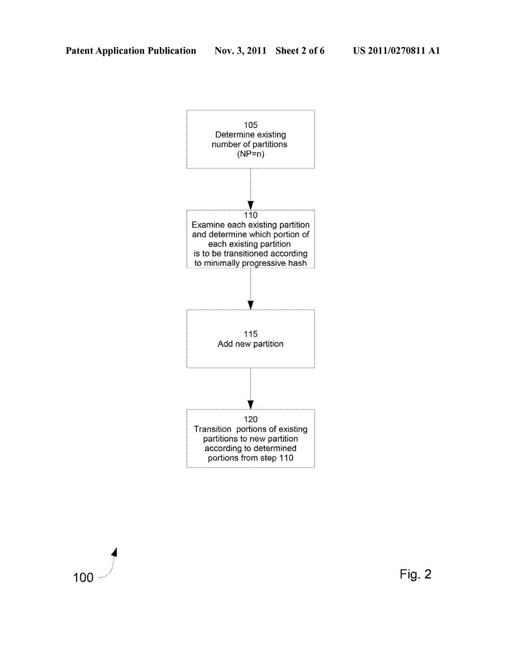 METHOD AND APPARATUS FOR ADDING A DATABASE PARTITION - diagram, schematic, and image 03