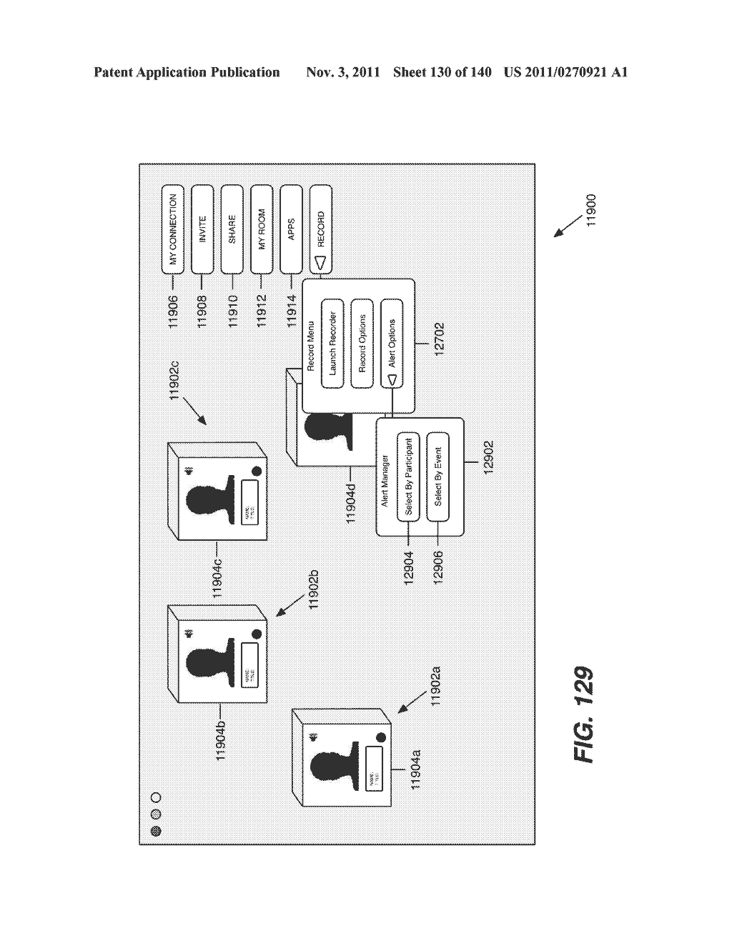 PARTICIPANT PROFILING IN A CONFERENCING SYSTEM - diagram, schematic, and image 131