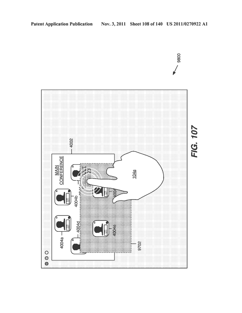 MANAGING PARTICIPANTS IN A CONFERENCE VIA A CONFERENCE USER INTERFACE - diagram, schematic, and image 109