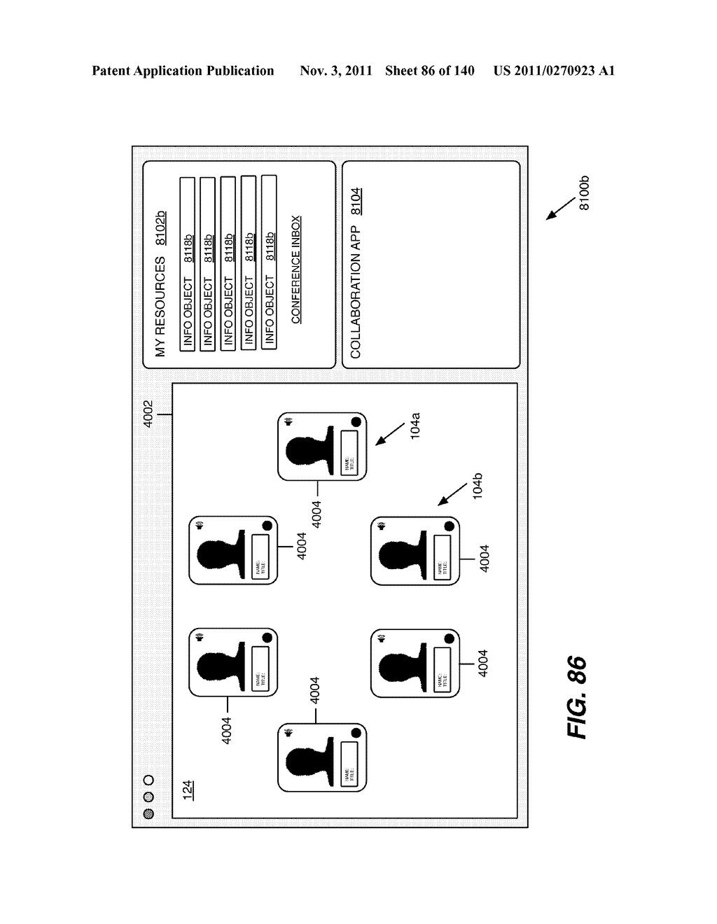 Sharing Social Networking Content in a Conference User Interface - diagram, schematic, and image 87