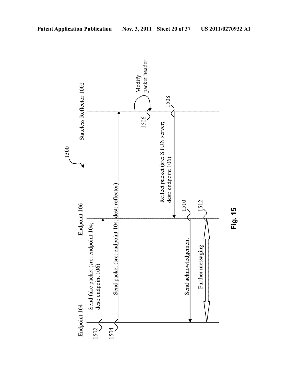 SYSTEM AND METHOD FOR PEER-TO-PEER MEDIA ROUTING USING A THIRD PARTY     INSTANT MESSAGING SYSTEM FOR SIGNALING - diagram, schematic, and image 21