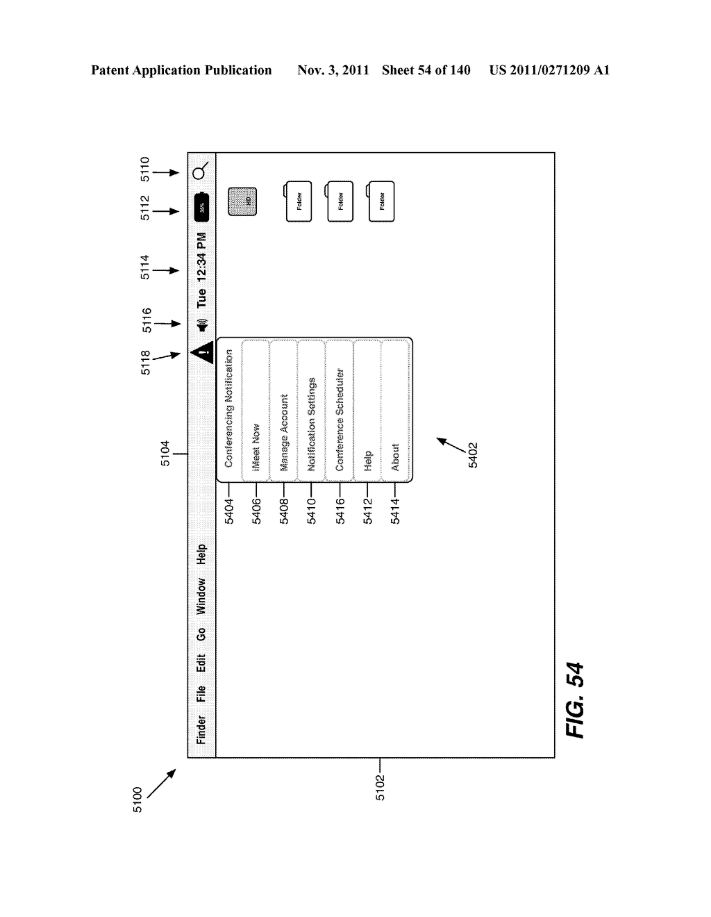 Systems, Methods, and Computer Programs for Providing a Conference User     Interface - diagram, schematic, and image 55